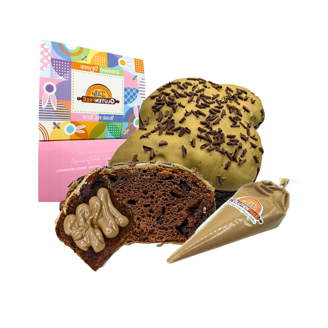 Colomba Nero Pistacchio | Artigianale, Senza Glutine, Senza Lattosio e Senza Frumento!