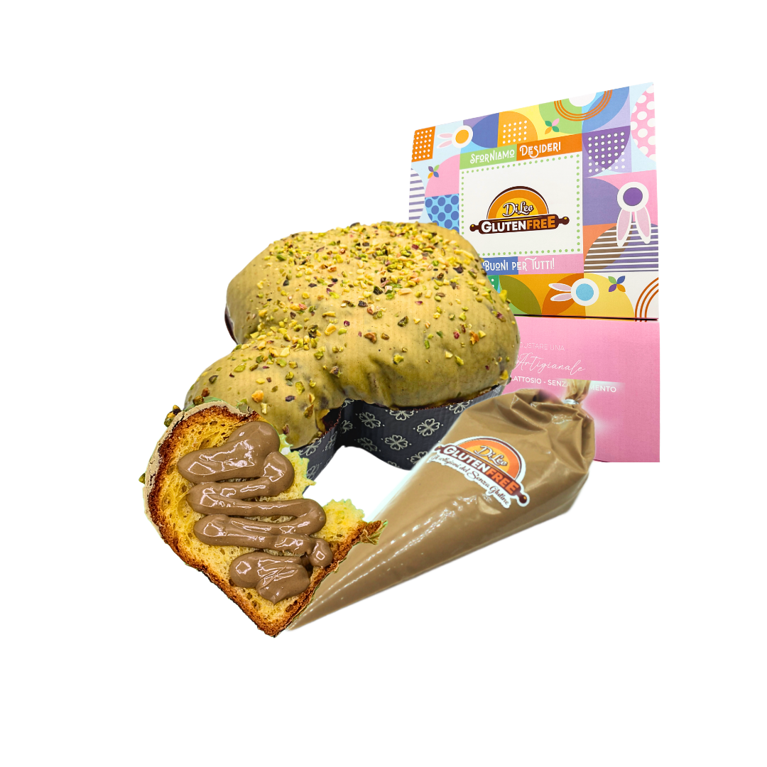 Colomba Pistacchio| Artigianale, Senza Glutine, Senza Lattosio e Senza Frumento!