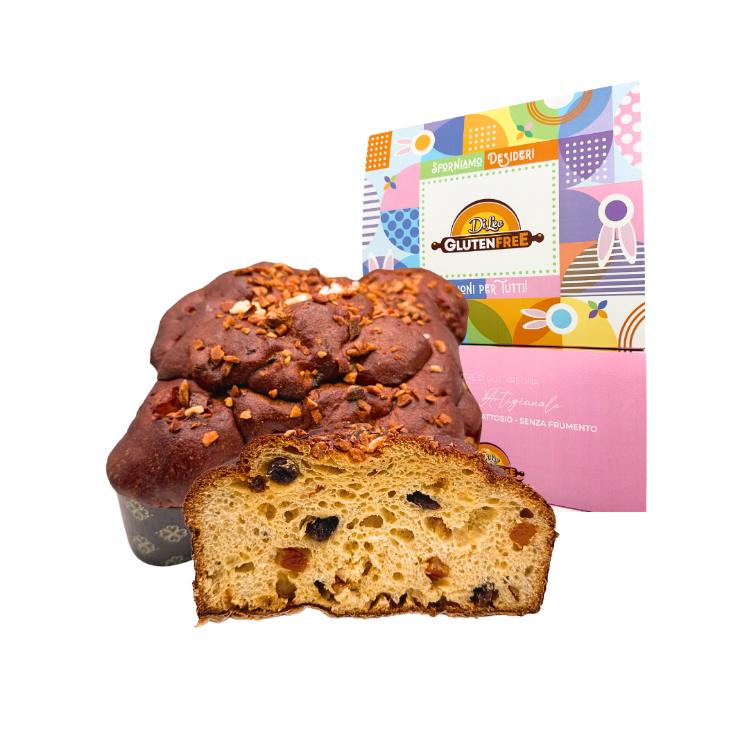 Colomba Tradizionale | Artigianale, Senza Glutine, Senza Lattosio e Senza Frumento