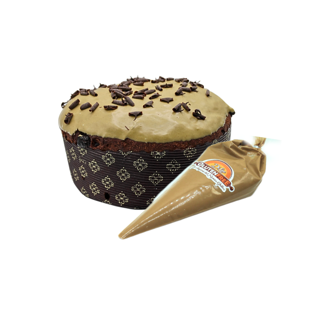 Panettone Nero Pistacchio | Artigianale, Senza Glutine, Senza Lattosio e Senza Frumento!