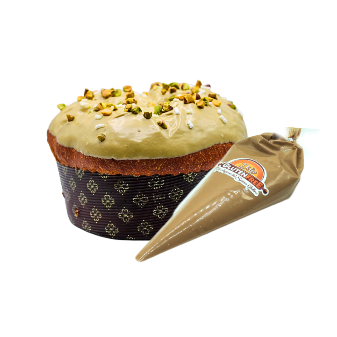 Panettone Pistacchio| Artigianale, Senza Glutine, Senza Lattosio e Senza Frumento!