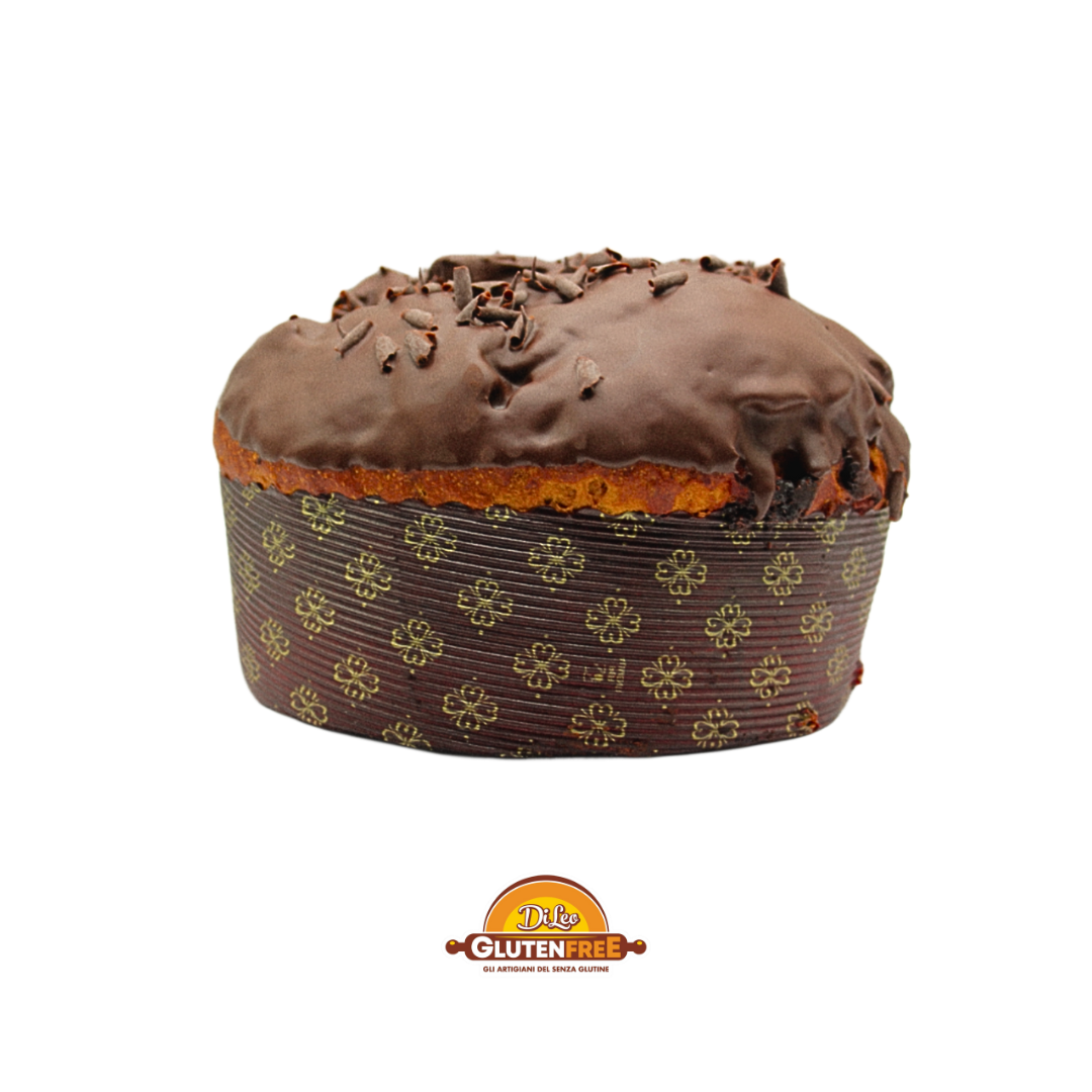 Panettone Cioccolato | Artigianale, Senza Glutine, Senza Lattosio e Senza Frumento