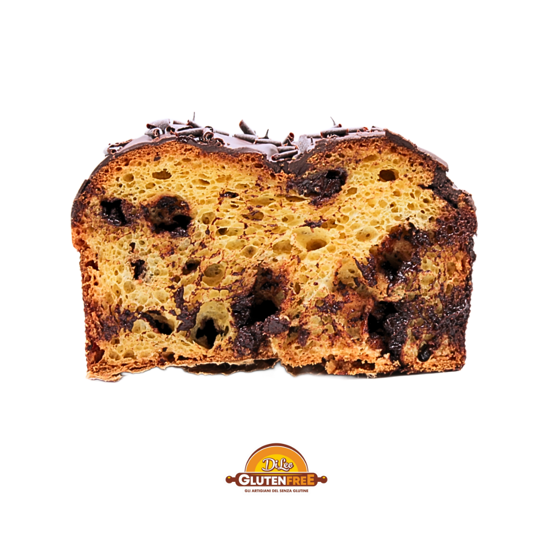Panettone Cioccolato | Artigianale, Senza Glutine, Senza Lattosio e Senza Frumento